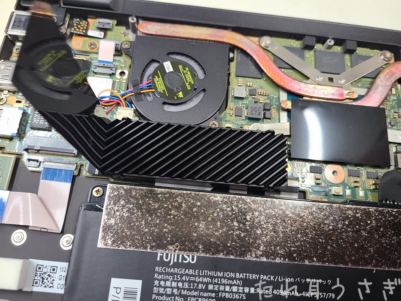 WU4/H1のM.2 SSDを4TBのPCIe Gen4 x4に分解・換装してみたのでレビュー FMV LIFEBOOK UH90/H1・WU2/H1 WU4/H1のM.2 SSDを4TBのPCIe Gen4 x4に分解・換装してみたのでレビュー FMV LIFEBOOK UH90/H1・WU2/H1
